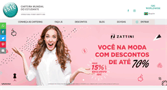 Desktop Screenshot of carteiradoestudante.com.br